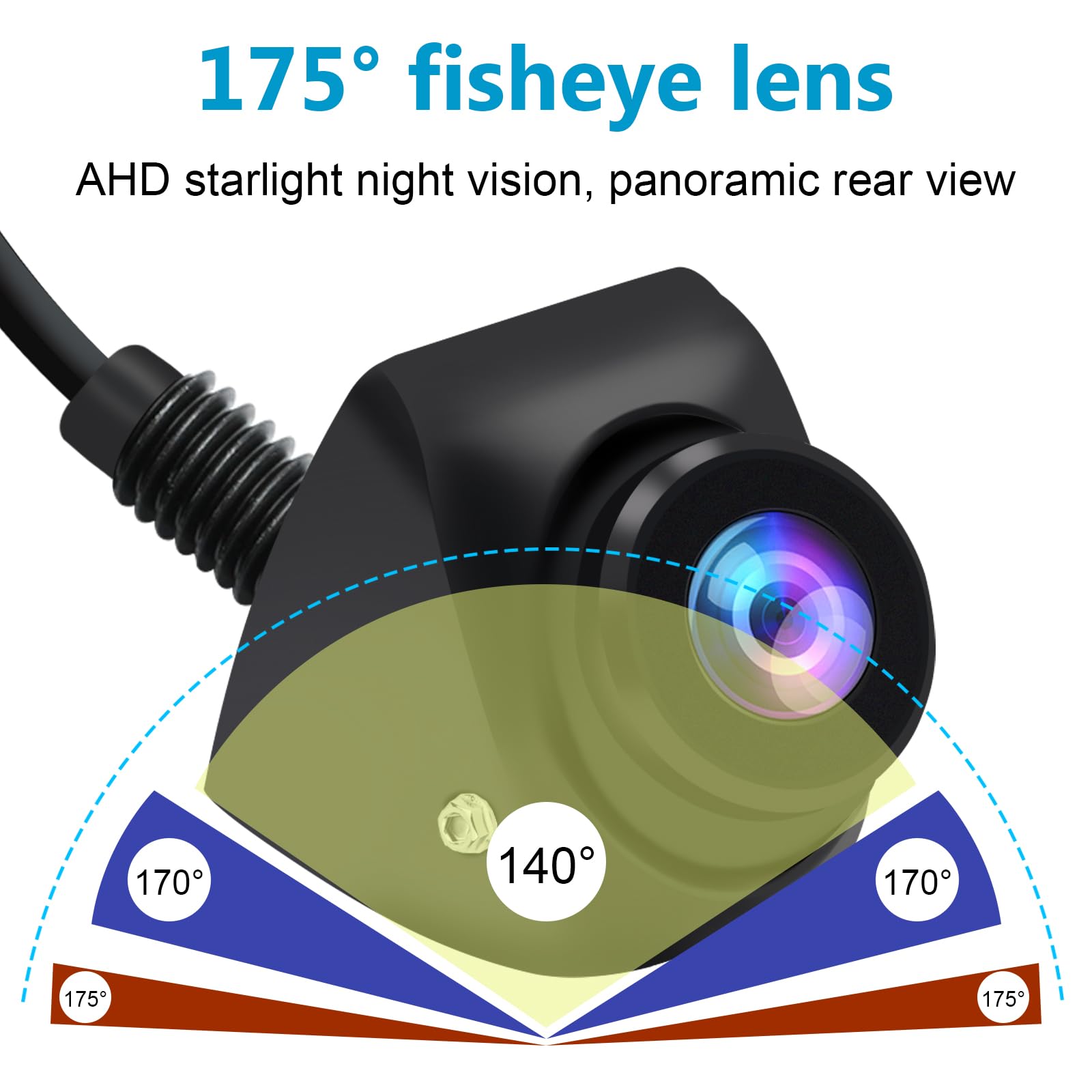 Amazon.com: B-Qtech Vehicle Backup Rear View Camera AHD 1080P, 175